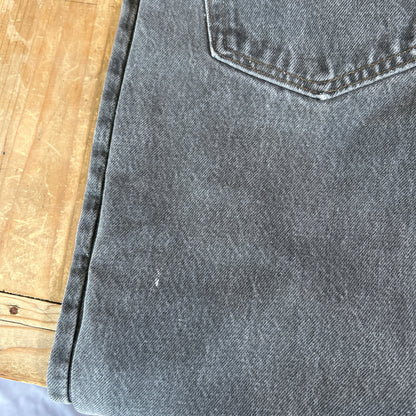 80's Levi's リーバイス 501-0658 先染め ブラックデニムパンツ (34×34)/A9142P-SO