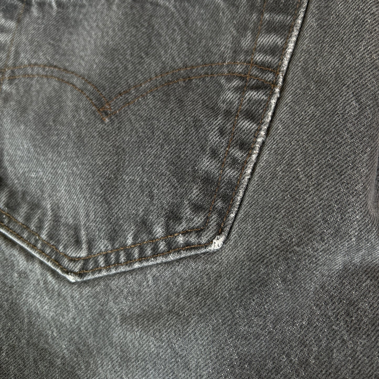 80's Levi's リーバイス 501-0658 先染め ブラックデニムパンツ (34×34)/A9142P-SO