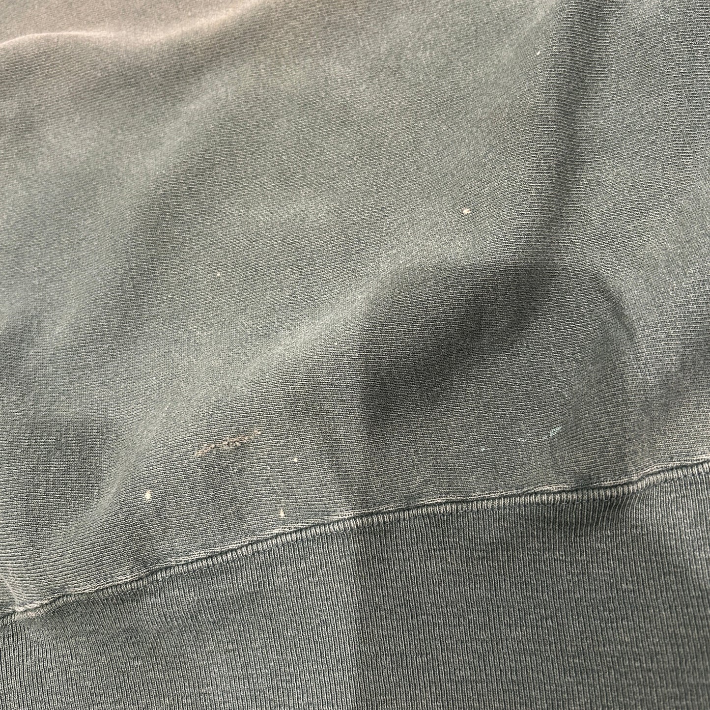 90's Champion Reverse Weave リバースウィーブ C.W.POST フェードスウェット 緑(L)/A6697R-SO