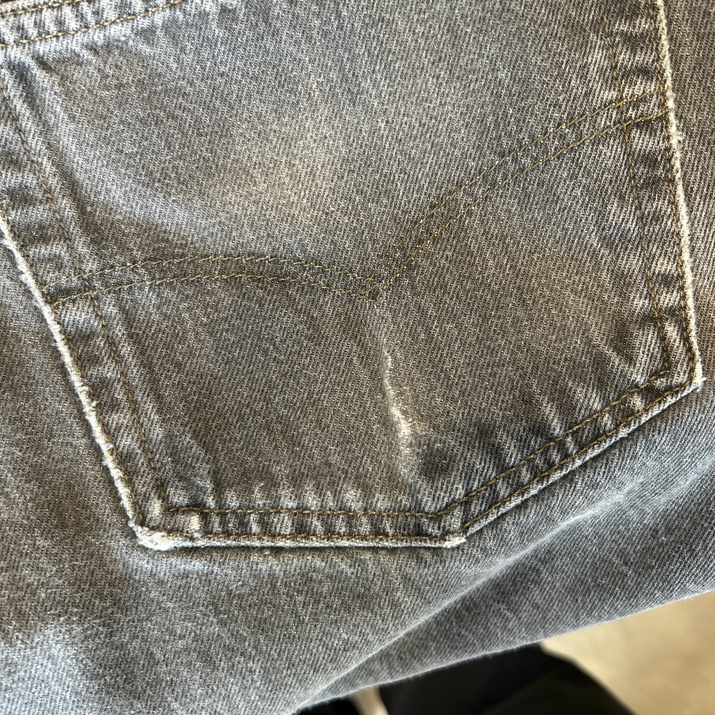 90's Levi's リーバイス 501-0658 先染め ブラックデニムパンツ USA製(38×30)/A9141P-SO