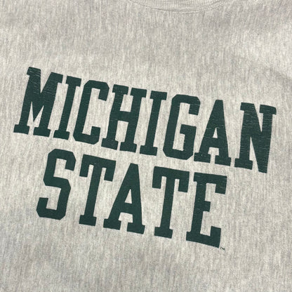 90's Champion ReverseWeave リバースウィーブ MICHIGAN STATE グレー (XL)/A5373R-SO