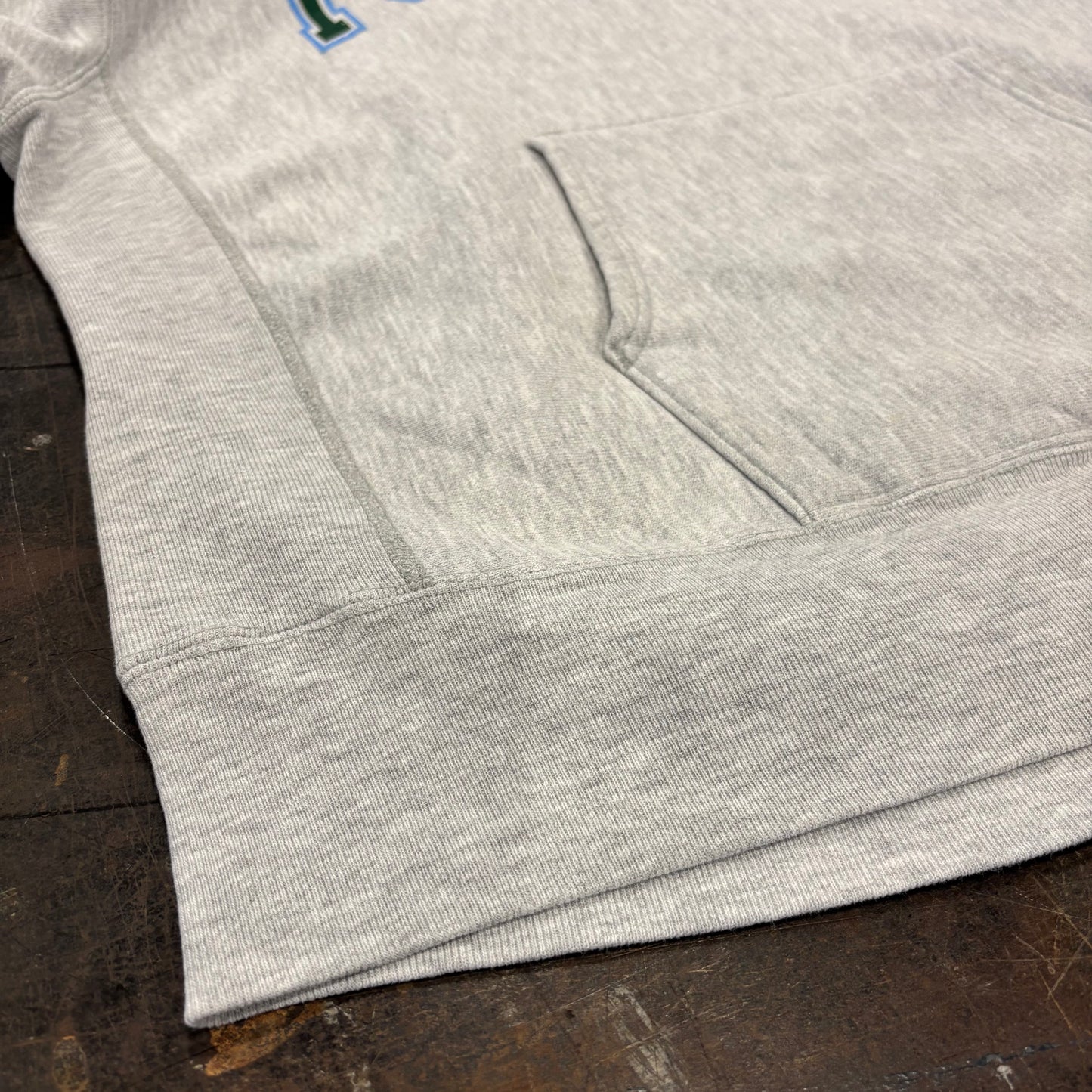 80's Champion チャンピオン Reverse Weave リバースウィーブ トリコタグ TULANE カレッジ スウェットフーディー パーカー  グレー (XL) /A7706R-SO