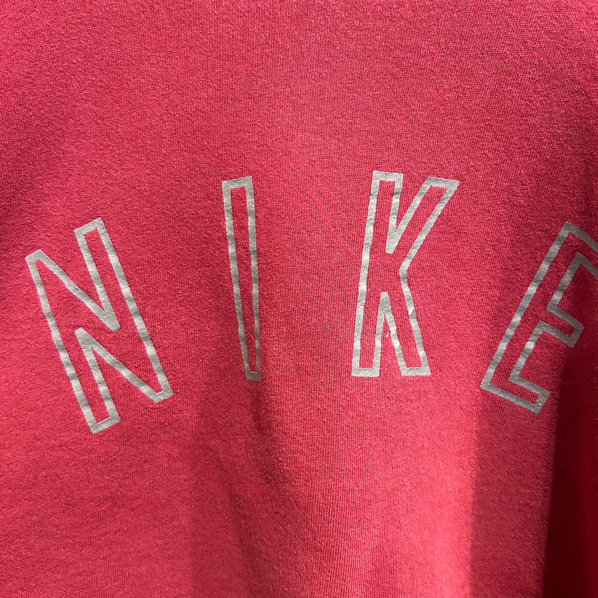 90's Nike ナイキ 文字プリント スウェットシャツ ワインレッド (L)/A8928S-SO
