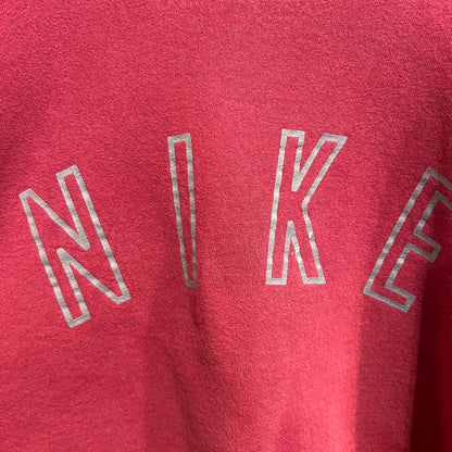 90's Nike ナイキ 文字プリント スウェットシャツ ワインレッド (L)/A8928S-SO