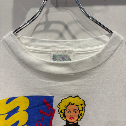 90's Dick Tracy ブレスレス・マホニー Madonna プロモーションTシャツ 白(XL)/B3050T-SO