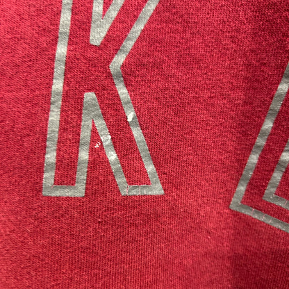 90's Nike ナイキ 文字プリント スウェットシャツ ワインレッド (L)/A8928S-SO