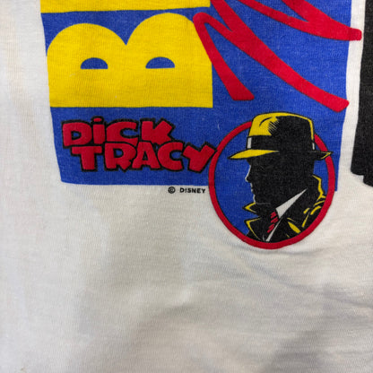 90's Dick Tracy ブレスレス・マホニー Madonna プロモーションTシャツ 白(XL)/B3050T-SO