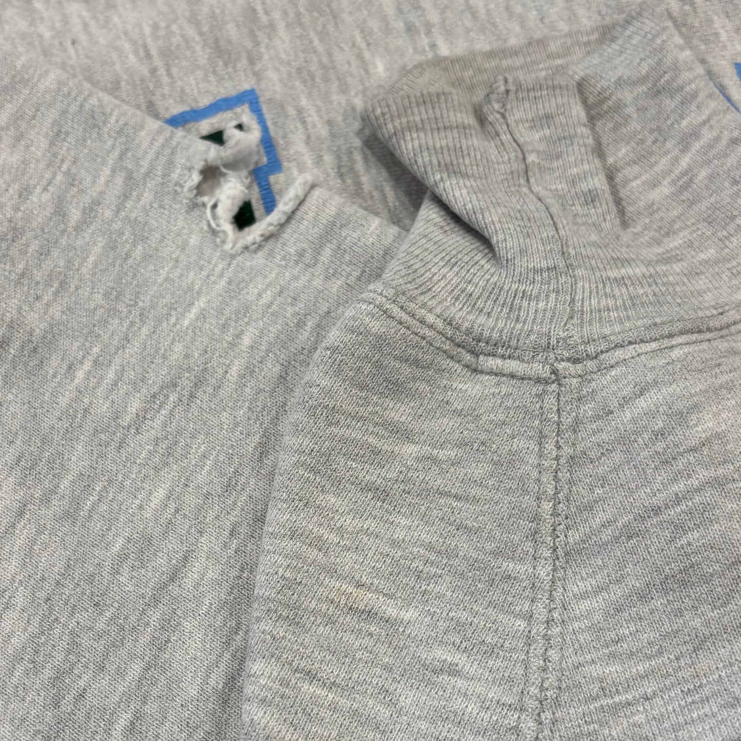 80's Champion チャンピオン Reverse Weave リバースウィーブ トリコタグ TULANE カレッジ スウェットフーディー パーカー  グレー (XL) /A7706R-SO