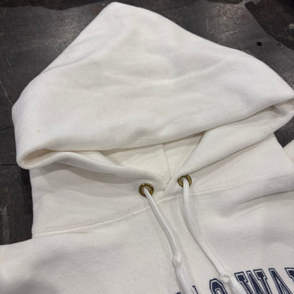 80's Champion チャンピオン Reverse Weave リバースウィーブ トリコタグ JOHNSON&WALES カレッジ スウェットフーディー パーカー  白 (M) /A1521R-SO