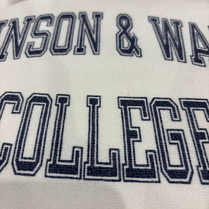 80's Champion チャンピオン Reverse Weave リバースウィーブ トリコタグ JOHNSON&WALES カレッジ スウェットフーディー パーカー  白 (M) /A1521R-SO