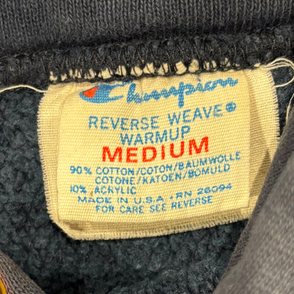 80's Champion チャンピオン Reverse Weave リバースウィーブ 目無しスウェットフーディー パーカー ネイビー (M) /A5880R-SO