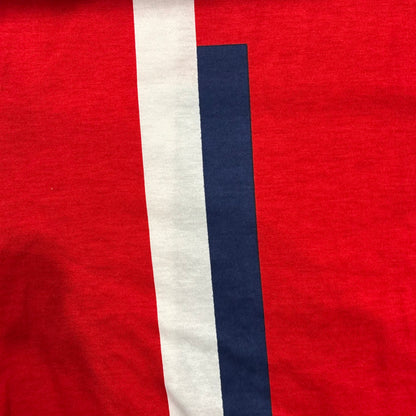00's Polo Ralph Lauren ボーダー柄 星条旗 ポロシャツ 赤白青(XL)/A3738S-SO
