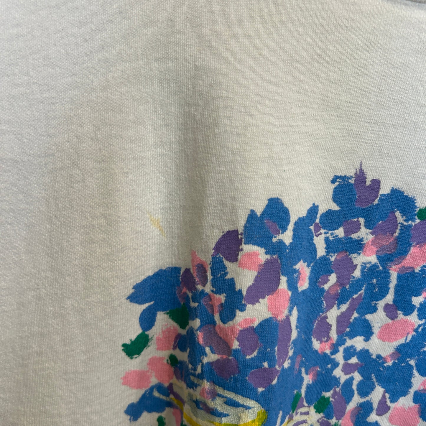 90's クロード・モネ ボルチモア美術館 "睡蓮" アートTシャツ 白 (サイズ不明)/C0791T-SO