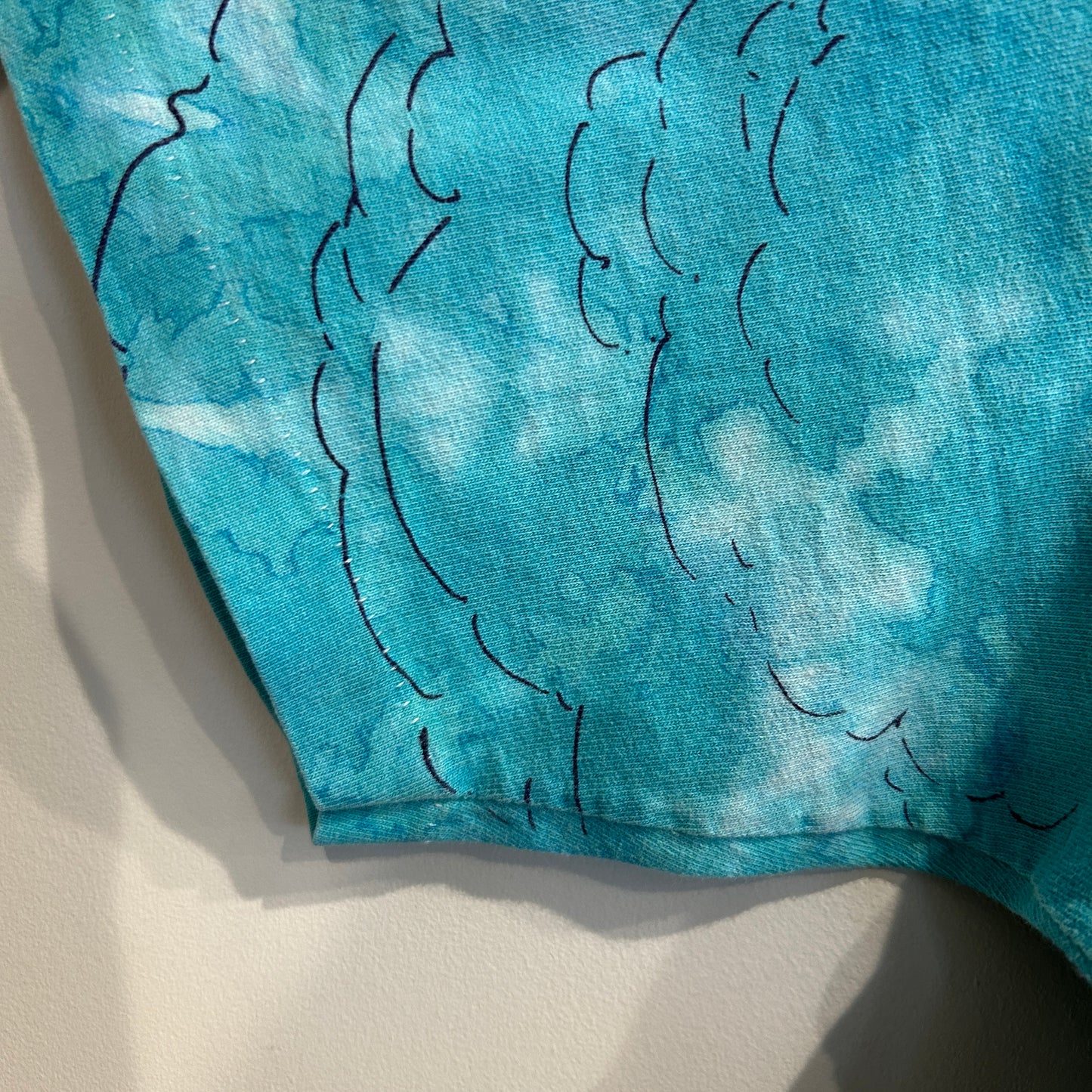 90's Disney ディズニー ブリザード・ビーチ アイス・ゲイター キャラクターTシャツ 水色 (L)/A7180T-SO