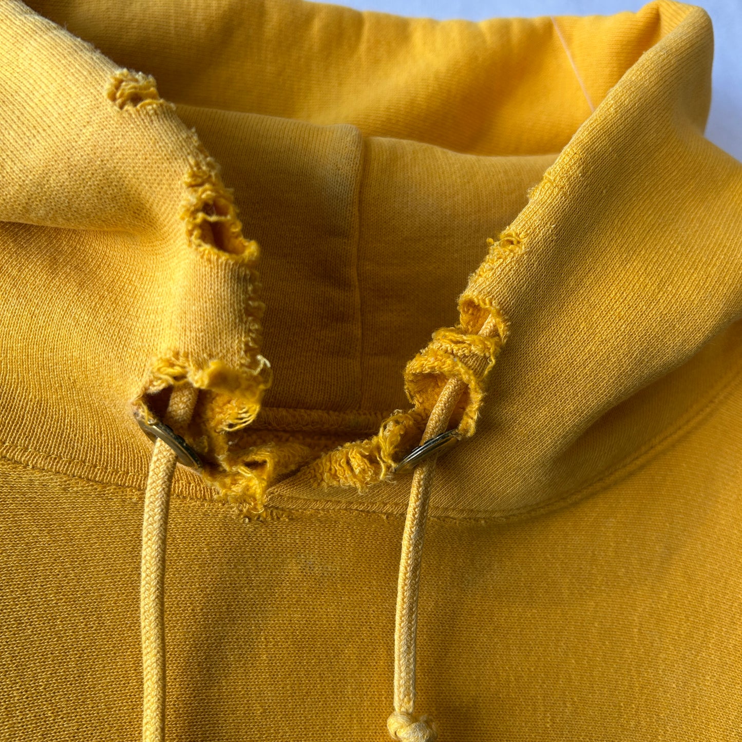 80's Champion Reverse Weave リバースウィーブ CLARKSON スウェットフーディー 黄色(L)/A6694R-SO