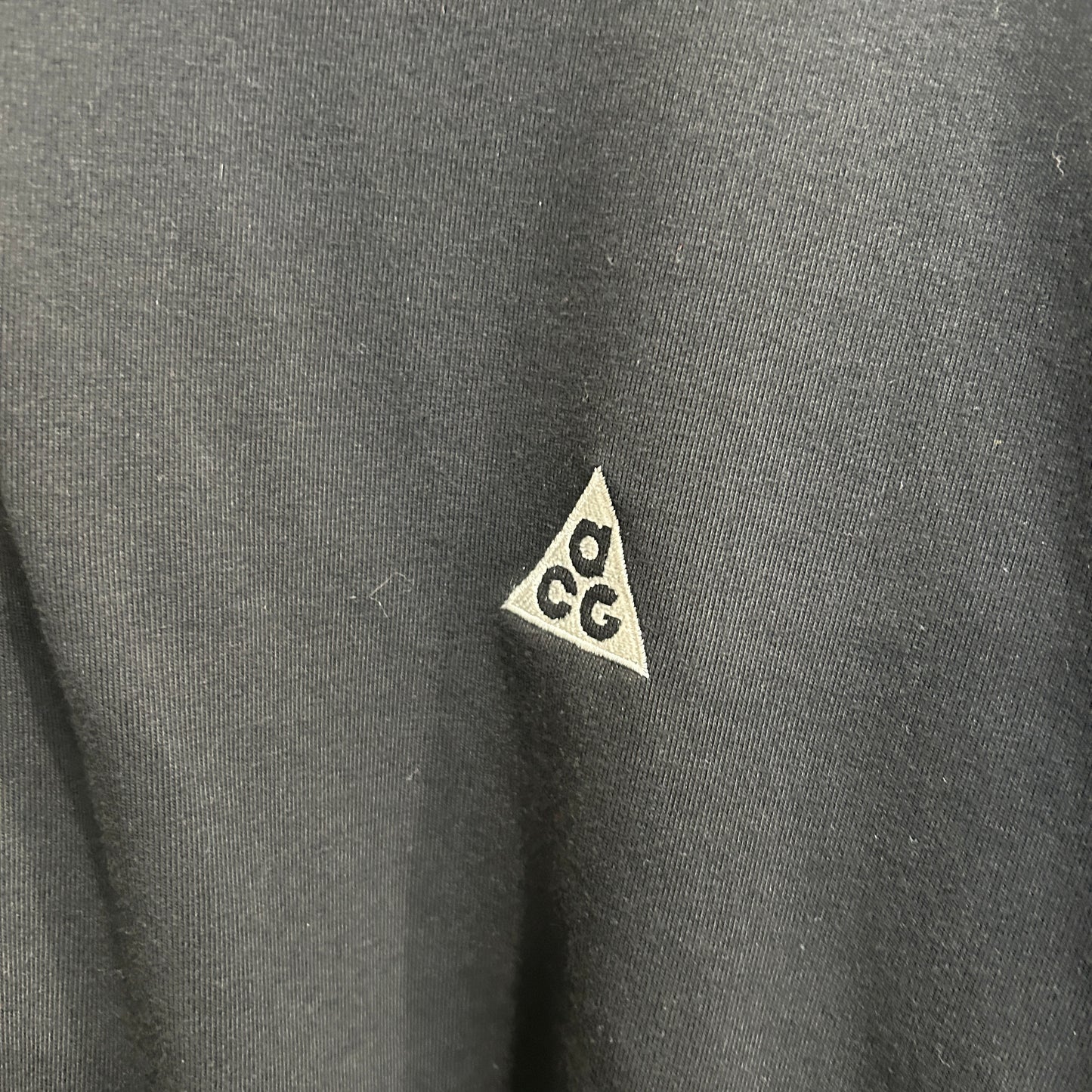 00's NIKE acg ナイキ ロゴプリントTシャツ 黒 (L)/C0792T-SO