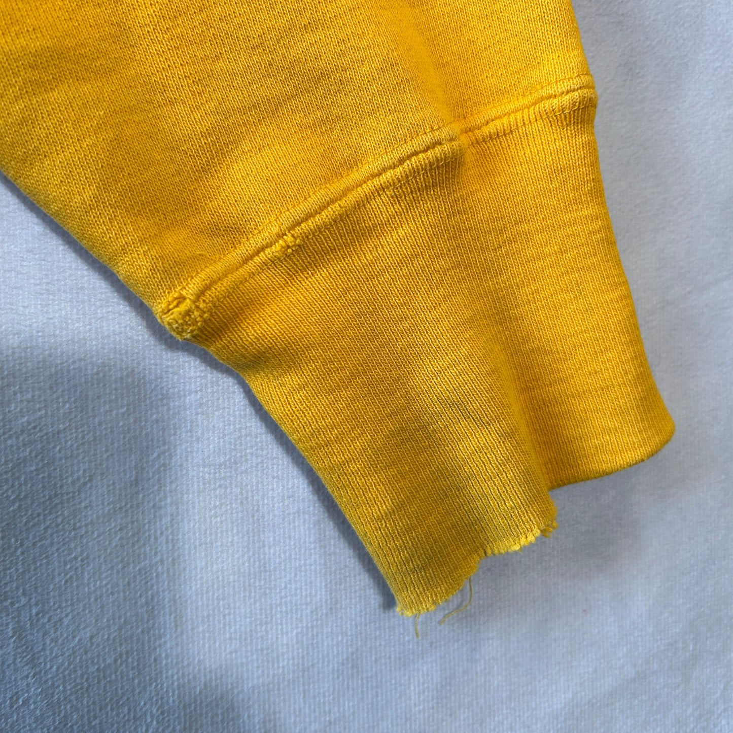 80's Champion Reverse Weave リバースウィーブ CLARKSON スウェットフーディー 黄色(L)/A6694R-SO