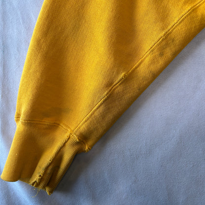 80's Champion Reverse Weave リバースウィーブ CLARKSON スウェットフーディー 黄色(L)/A6694R-SO