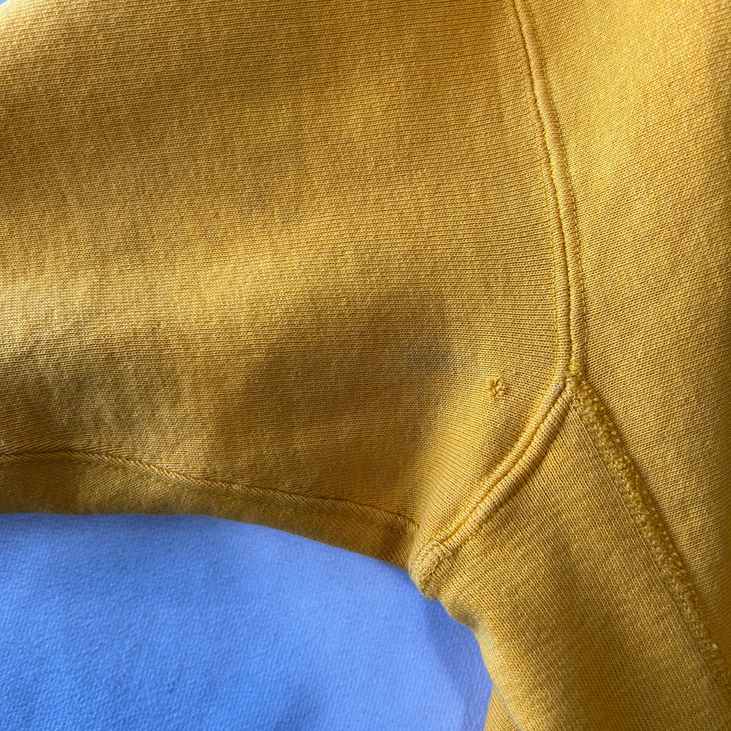 80's Champion Reverse Weave リバースウィーブ CLARKSON スウェットフーディー 黄色(L)/A6694R-SO