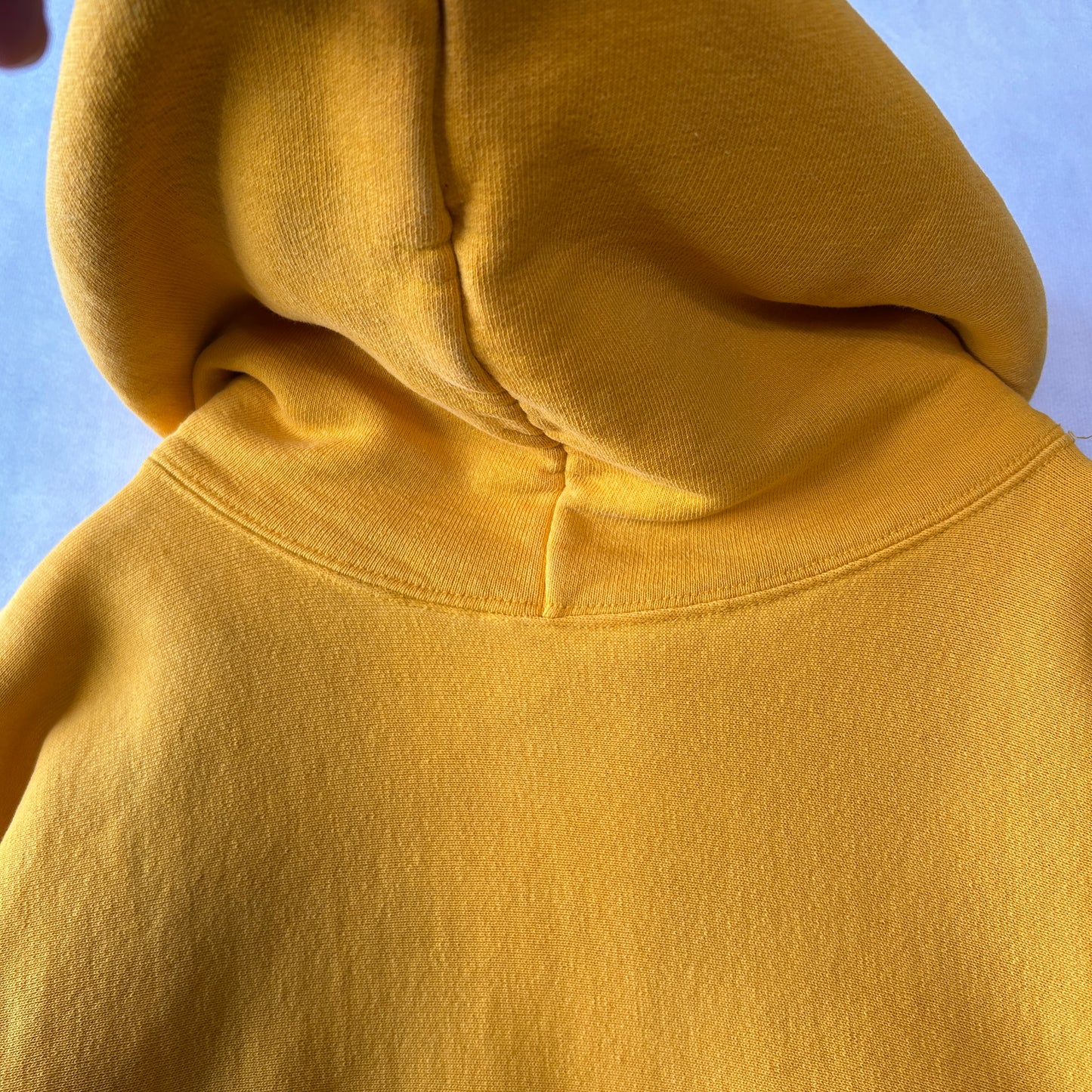 80's Champion Reverse Weave リバースウィーブ CLARKSON スウェットフーディー 黄色(L)/A6694R-SO