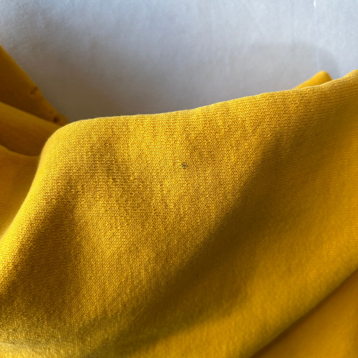 80's Champion Reverse Weave リバースウィーブ CLARKSON スウェットフーディー 黄色(L)/A6694R-SO