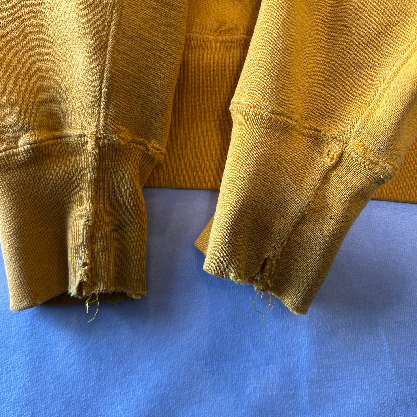 80's Champion Reverse Weave リバースウィーブ CLARKSON スウェットフーディー 黄色(L)/A6694R-SO