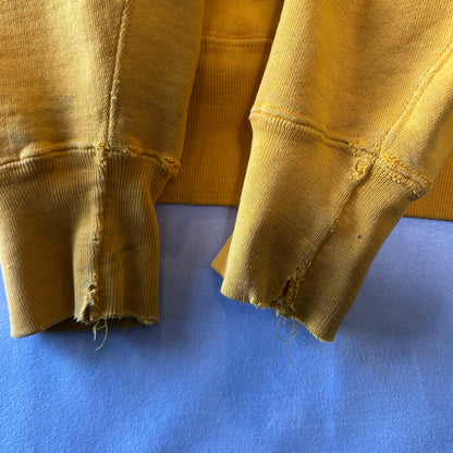 80's Champion Reverse Weave リバースウィーブ CLARKSON スウェットフーディー 黄色(L)/A6694R-SO