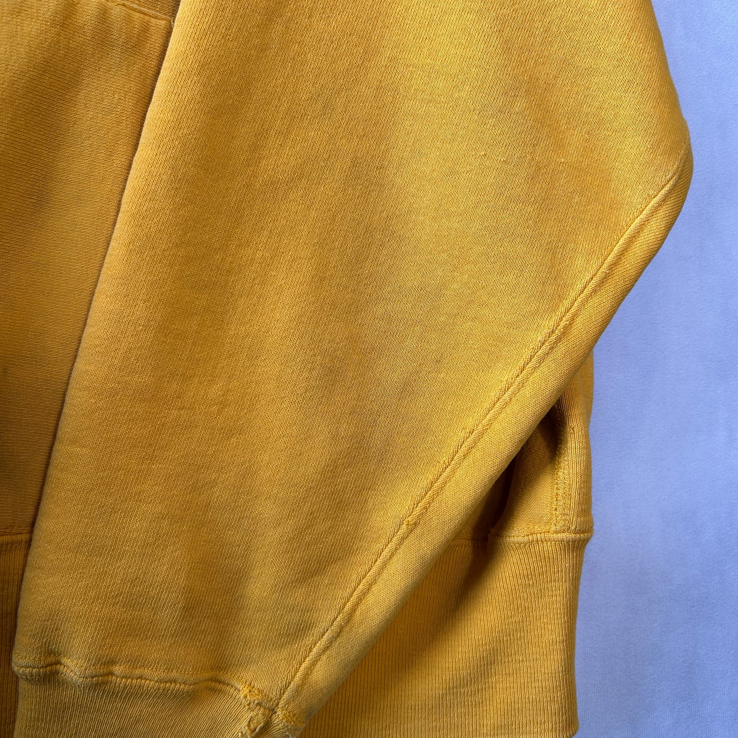 80's Champion Reverse Weave リバースウィーブ CLARKSON スウェットフーディー 黄色(L)/A6694R-SO