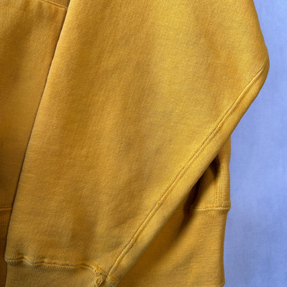 80's Champion Reverse Weave リバースウィーブ CLARKSON スウェットフーディー 黄色(L)/A6694R-SO