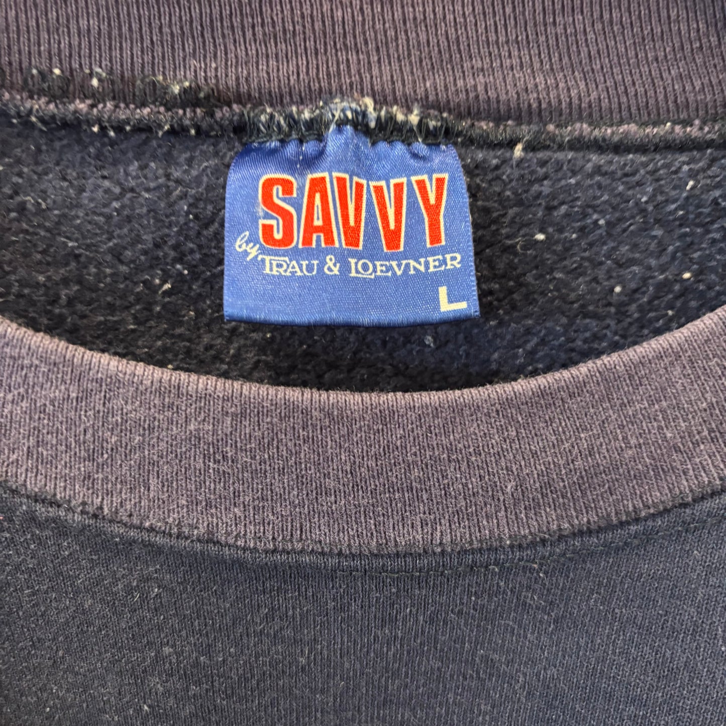 90's Savvy カレッジスウェット "YALE" ネイビー(L)/ A9589S-S0