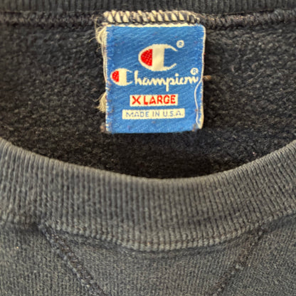 90's Champion チャンピオン カレッジスウェット "NOTREDAME" ネイビー (XL)/B1574S-SO