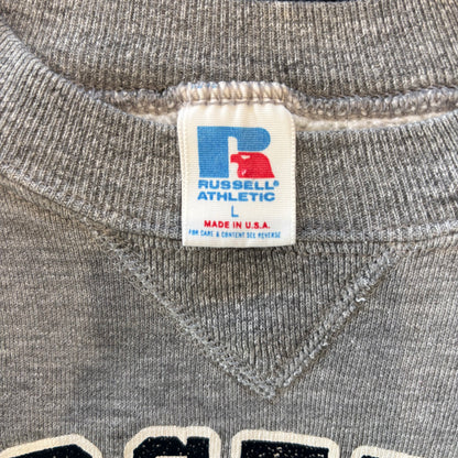 80's Russell Athletic ラッセル スウェット "GEORGE TOWN" チャコールグレー (L)/A9571S-SO