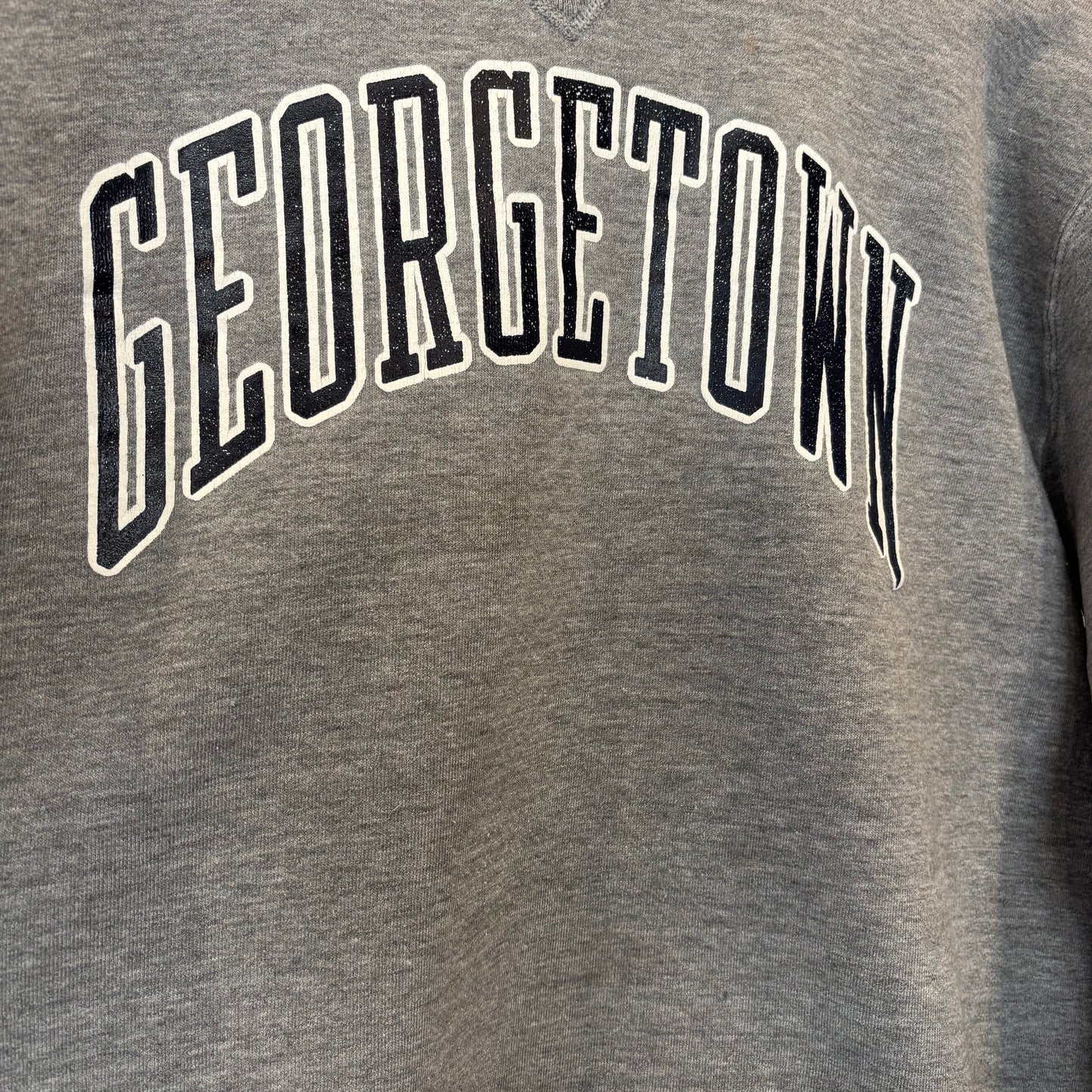 80's Russell Athletic ラッセル スウェット "GEORGE TOWN" チャコールグレー (L)/A9571S-SO