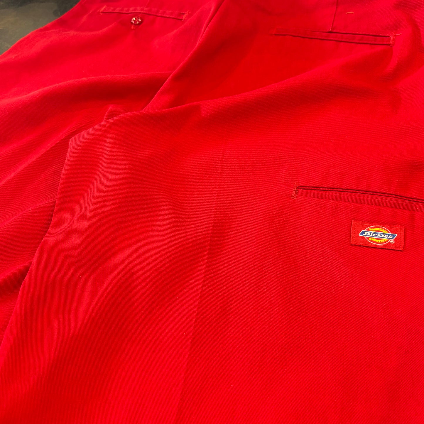 00's Dickies ディッキーズ ダブルニー ワークパンツ レッド (36×32)/B1053P-SO