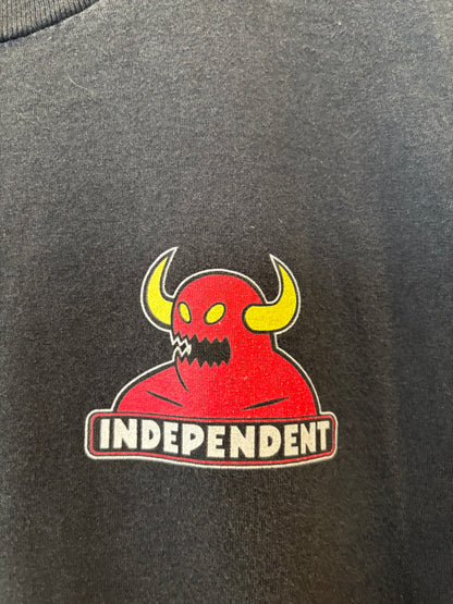 00's Independent × Toy Machine インディペンデント トイマシーン コラボTシャツ 黒 (XL)/B3054T-SO