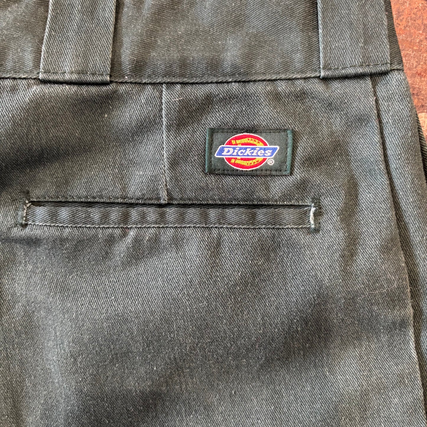 90's Dickies ディッキーズ ワークパンツ made in usa グリーン (サイズ不明)/A6068P-SO