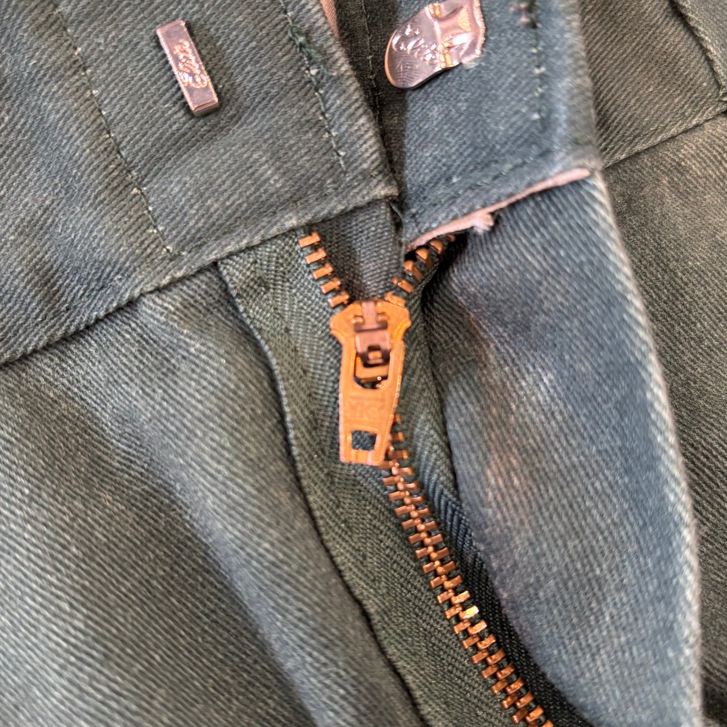 90's Dickies ディッキーズ ワークパンツ made in usa グリーン (サイズ不明)/A6068P-SO