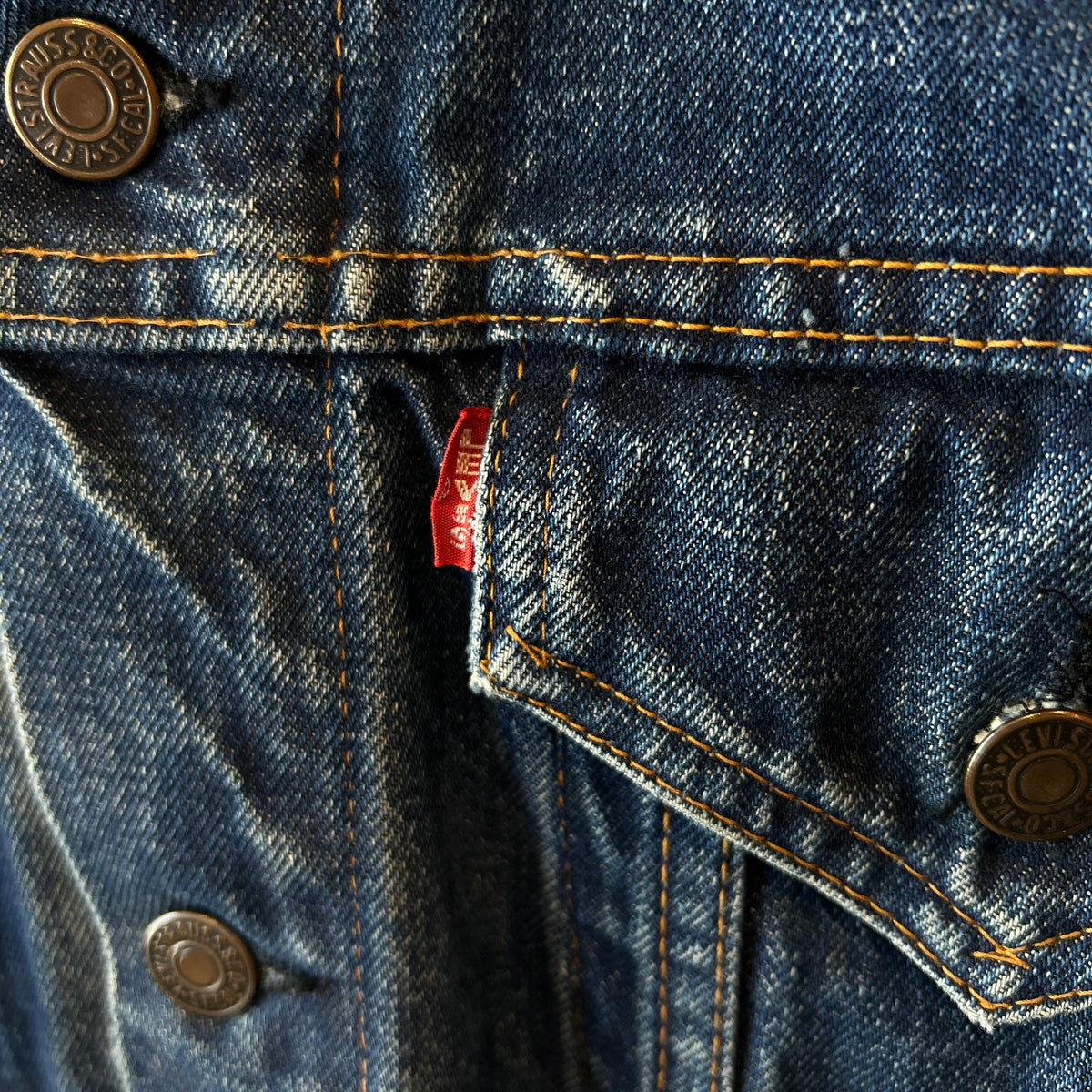 70's LEVI'S リーバイス 70505 BIG E トラッカージャケット デニムジャケット (44相当)/A9280J-SO