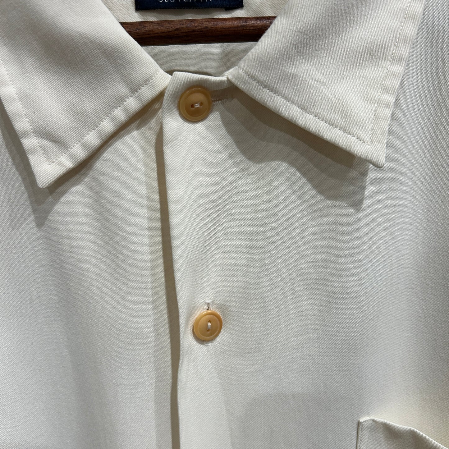 Polo Ralph Lauren ラルフローレン "CLAYTON" 長袖シャツ クリーム(XXL)/C0734