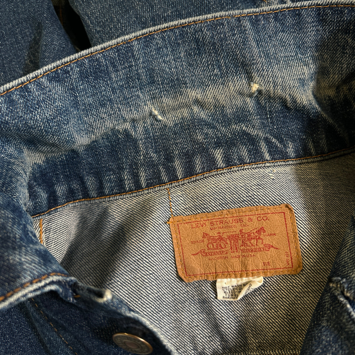 70's LEVI'S リーバイス 70505 BIG E トラッカージャケット デニムジャケット (44相当)/A9280J-SO