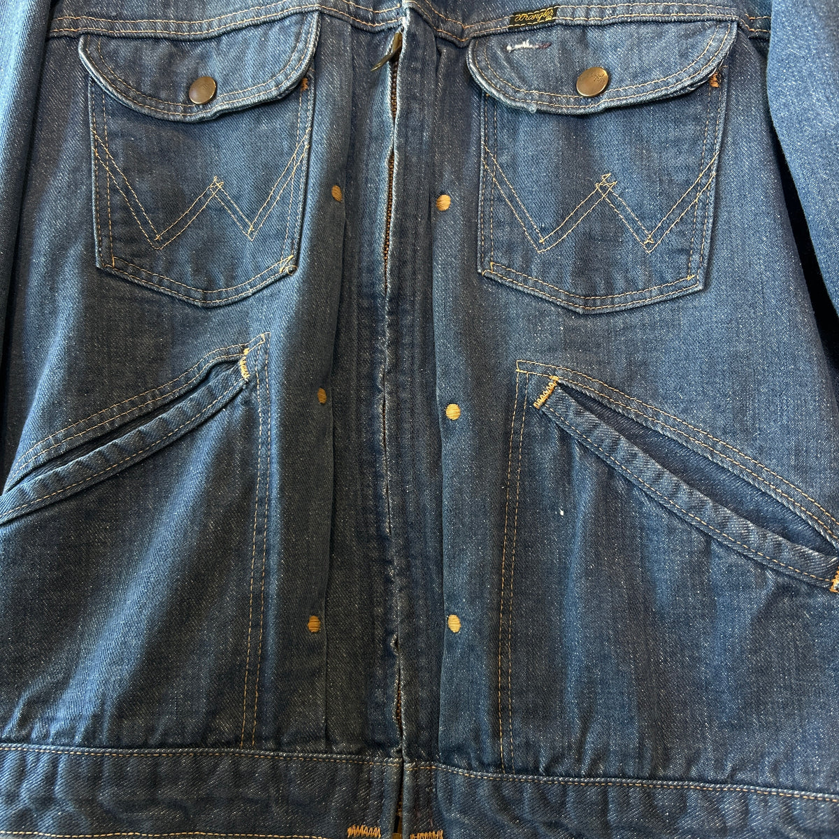 70's Wrangler ラングラー 24MJZ デニムトラッカージャケット (40)/C1485J-SO