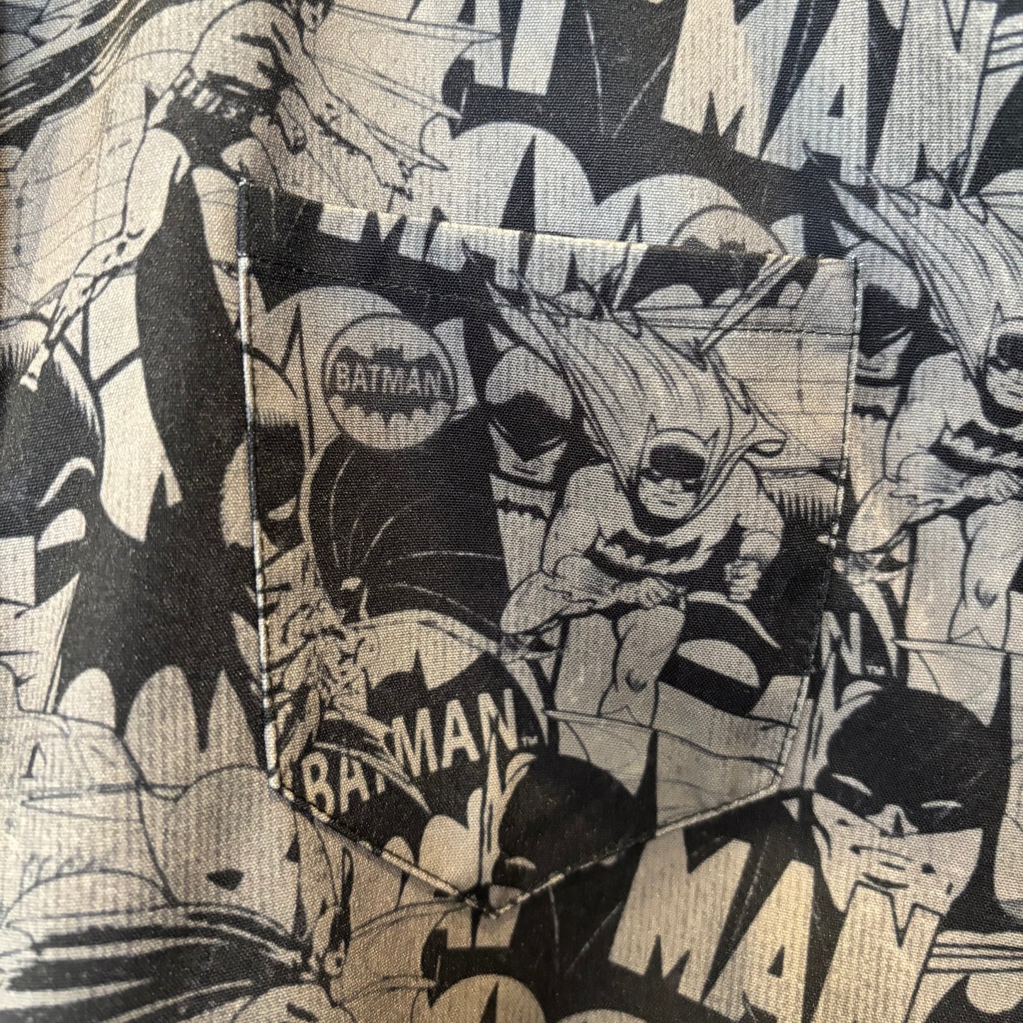 Batman バットマン コミックパターン 半袖シャツ/B3061S-SO