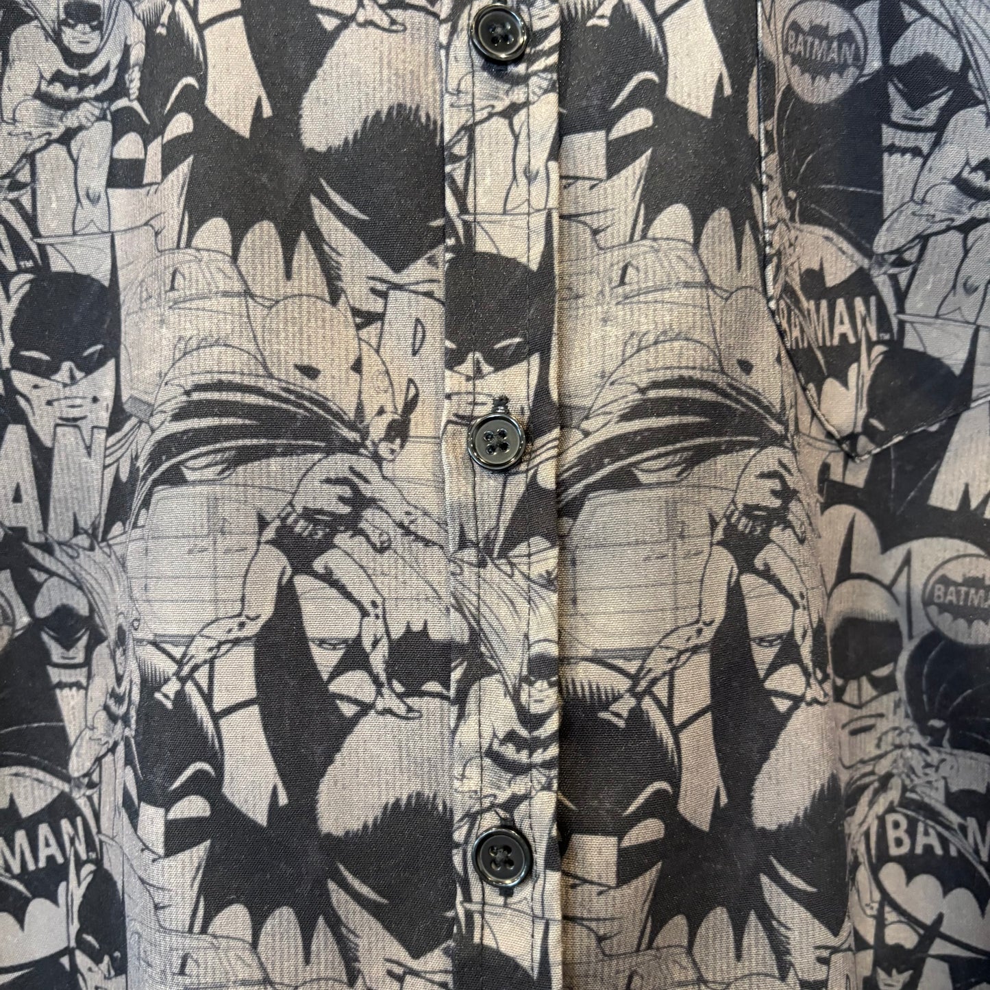 Batman バットマン コミックパターン 半袖シャツ/B3061S-SO