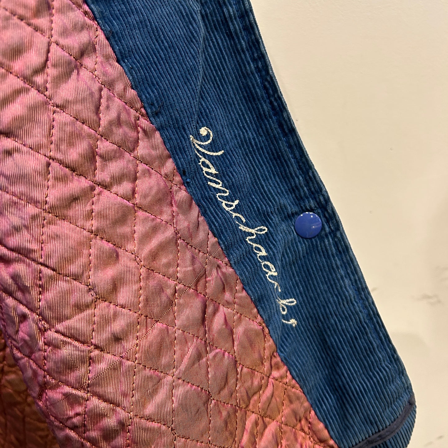 60's ~ HEWITT mfg コーデュロイ スタジャン レディース インディアン (不明)/A5768J-SO