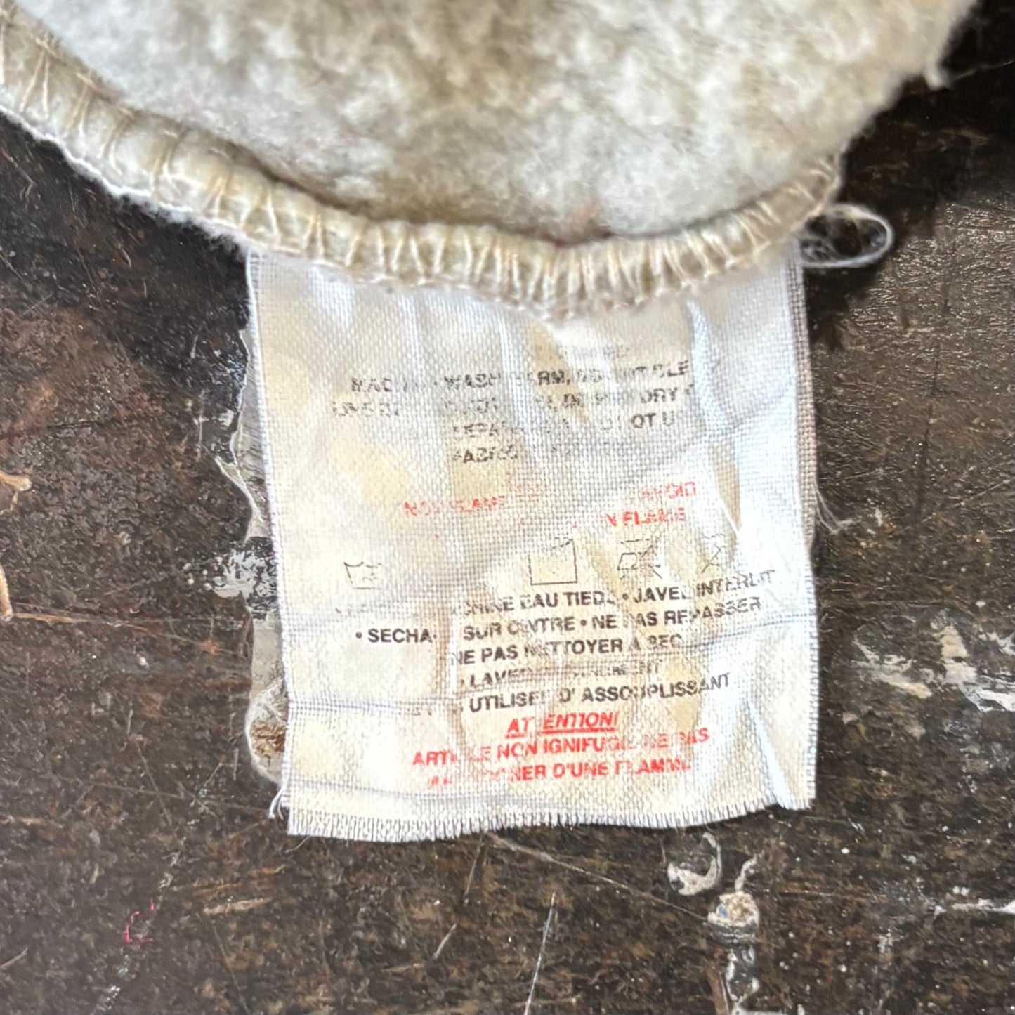 00's Patagonia パタゴニア スナップT シンチラ フリース プルオーバー アイボリー (L) /C0217F-SO