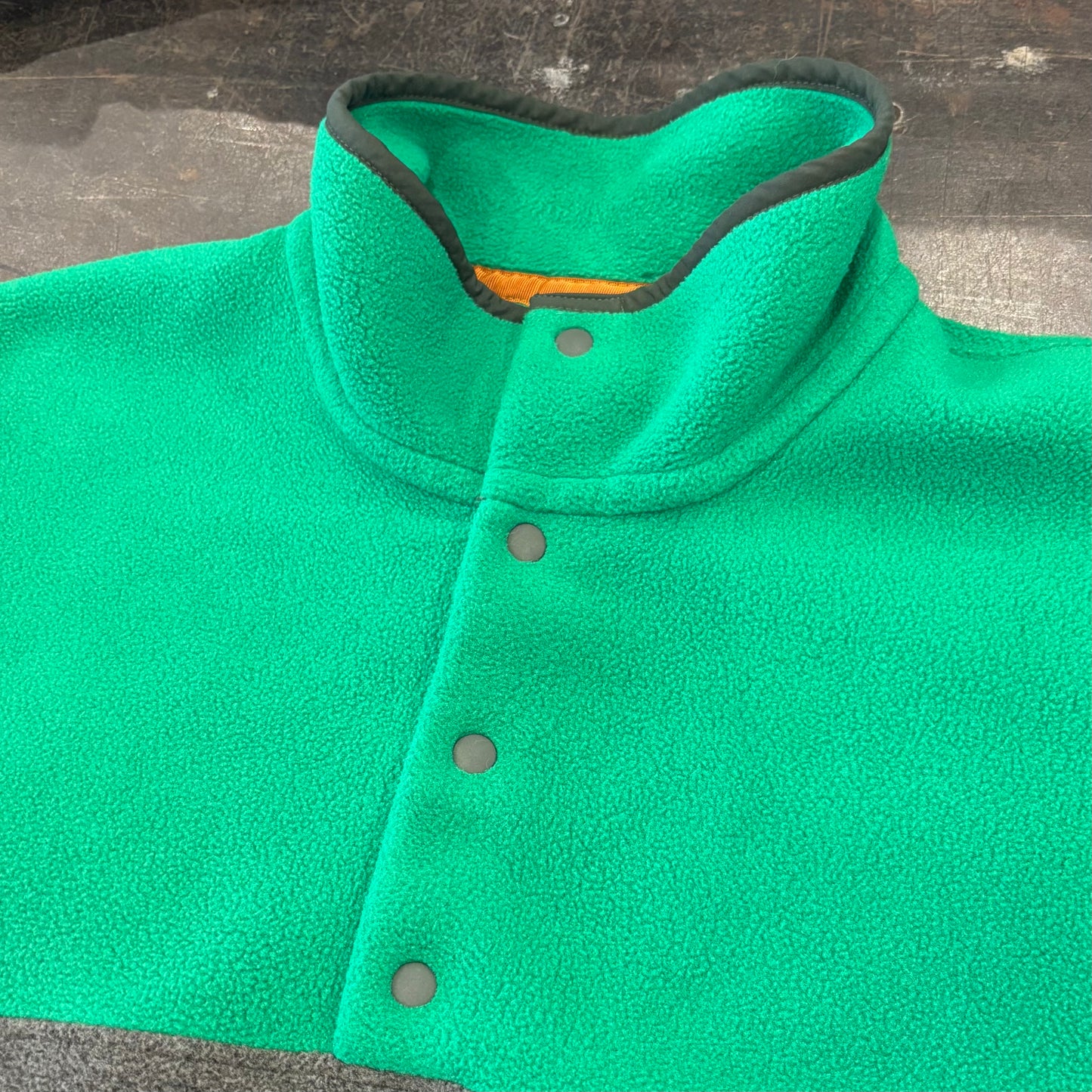 FA14 Patagonia パタゴニア スナップT シンチラ フリース グリーン ダークグレー (L) /C0224F-SO