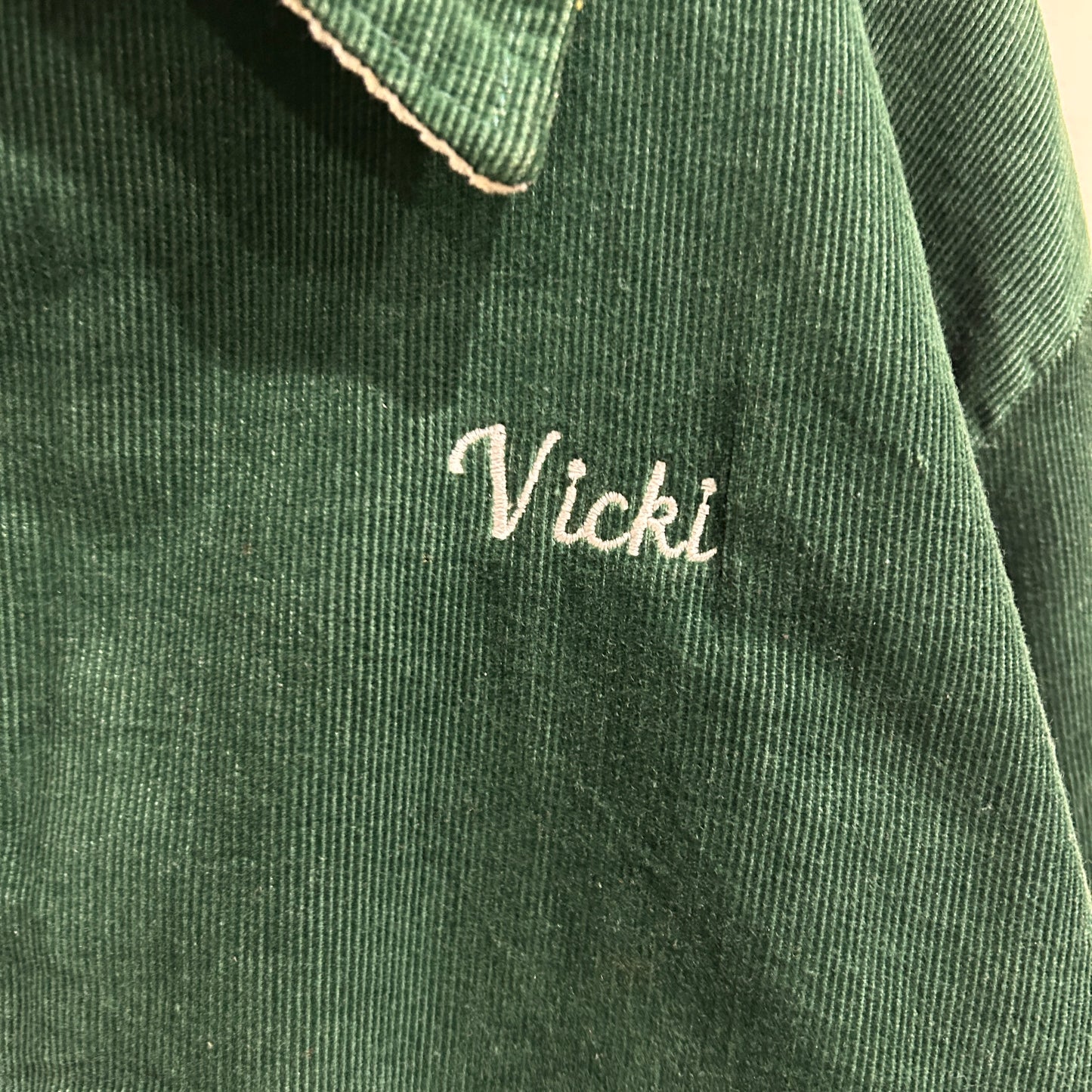 80's Birdie corduroy jacket "Harden Furniture" コーデュロイ ジャケット (M)/A8442J-SO