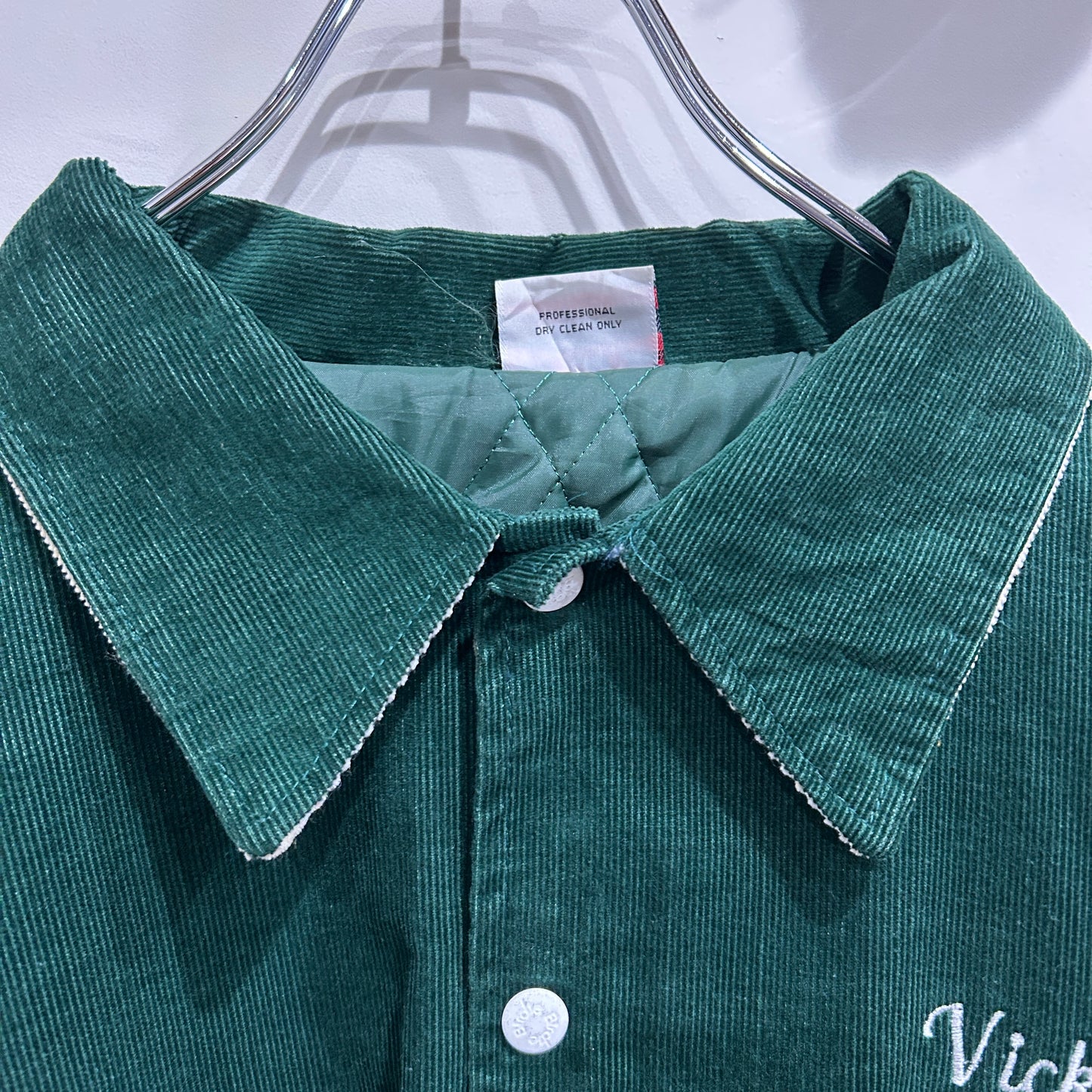 80's Birdie corduroy jacket "Harden Furniture" コーデュロイ ジャケット (M)/A8442J-SO