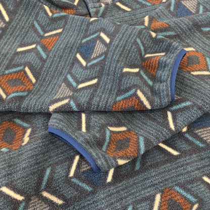 FA17 Patagonia パタゴニア スナップT シンチラ フリース  総柄 ネイビー (XL) /C0225F-SO