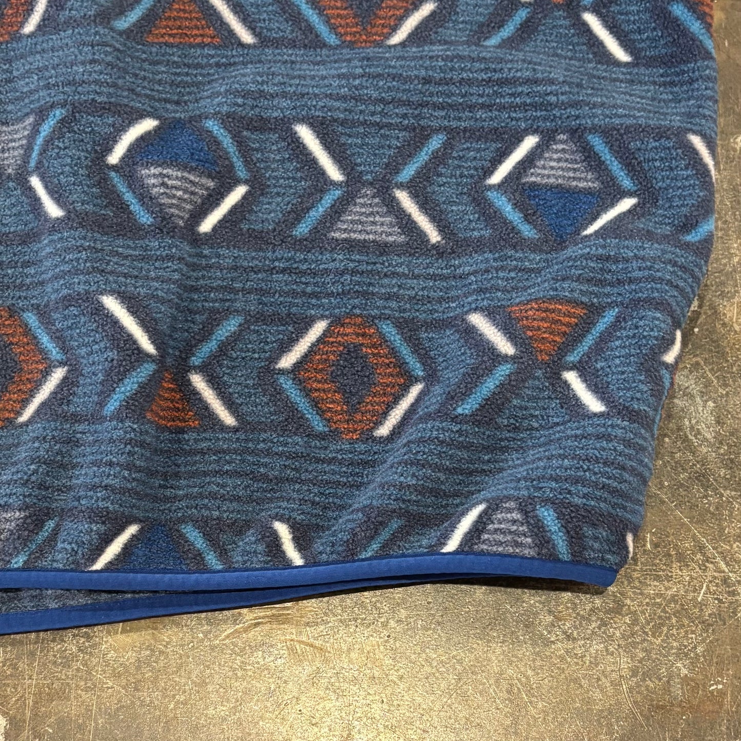 FA17 Patagonia パタゴニア スナップT シンチラ フリース  総柄 ネイビー (XL) /C0225F-SO